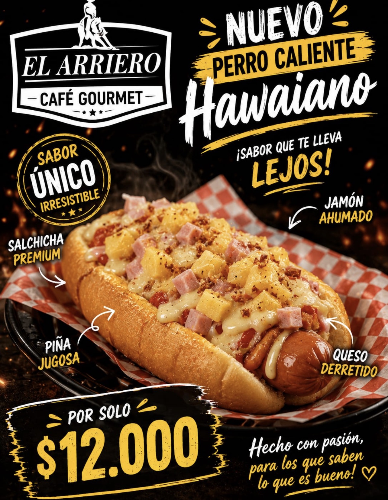 Café gourmet y comirapida el arriero
